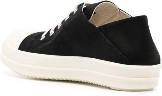 Rick Owens DRKSHDW lace-up canvas sneakers Black