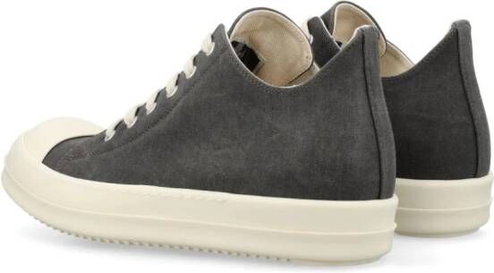 Rick Owens DRKSHDW lace-up canvas sneakers Green