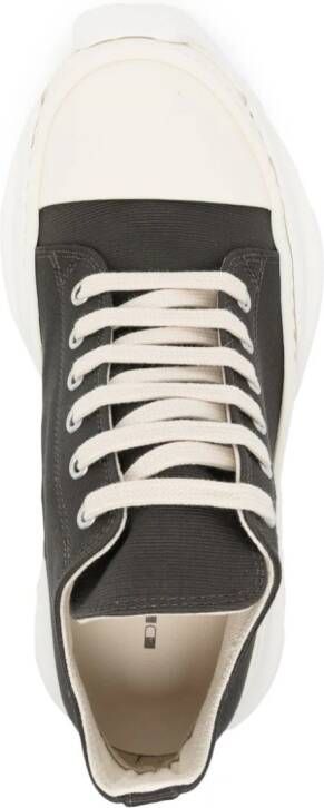Rick Owens DRKSHDW Lido Abstract lace-up sneakers Grey