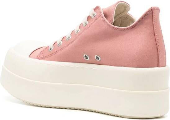 Rick Owens DRKSHDW Lido Double-Bumper lace-up sneakers Pink