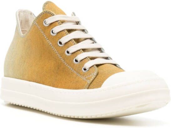 Rick Owens DRKSHDW Lido gradient-effect sneakers Yellow