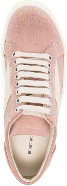 Rick Owens DRKSHDW Lido Vintage lace-up sneakers Pink
