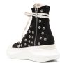 Rick Owens DRKSHDW Luxor Abstract high-top sneakers Black - Thumbnail 3