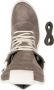 Rick Owens DRKSHDW Moody Geosbasket suede sneakers Grey - Thumbnail 4