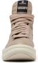 Rick Owens DRKSHDW panelled leather hi-top sneakers Neutrals - Thumbnail 4