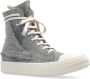 Rick Owens DRKSHDW ripped-detail lace-up sneakers Blue - Thumbnail 2