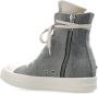 Rick Owens DRKSHDW ripped-detail lace-up sneakers Blue - Thumbnail 3