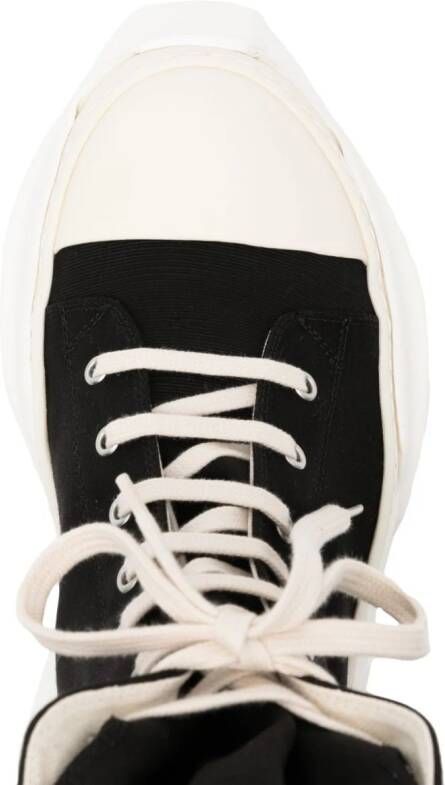 Rick Owens DRKSHDW star-embroidered lace-up sneakers Black