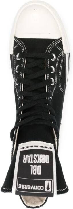 Rick Owens DRKSHDW x Converse DBL Drkstar high-top sneakers Black