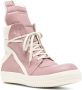 Rick Owens Geobasket high-top leather sneakers Pink - Thumbnail 2