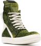 Rick Owens Geobasket lace-up sneakers Green - Thumbnail 2