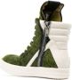Rick Owens Geobasket lace-up sneakers Green - Thumbnail 3