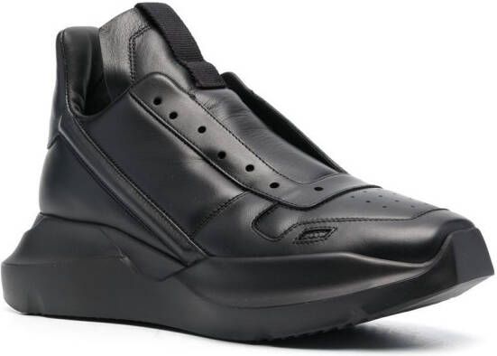 Rick Owens Geth leather sneakers Black