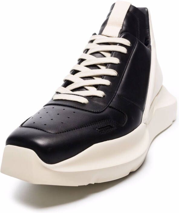 Rick Owens Geth Runner high-top sneakers Black