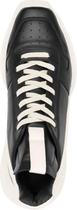 Rick Owens Geth Runner leather sneakers Black