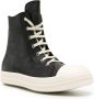 Rick Owens high-top leather sneakers Black - Thumbnail 2