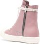 Rick Owens high-top leather sneakers Pink - Thumbnail 3