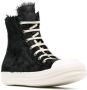 Rick Owens high-top shearling sneakers Black - Thumbnail 2