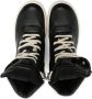 Rick Owens Kids Geobasket leather sneakers Black - Thumbnail 3