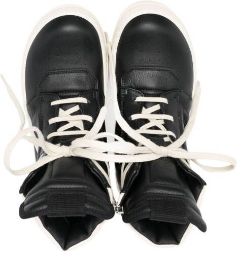 Rick Owens Kids lace-up hi-top sneakers Black