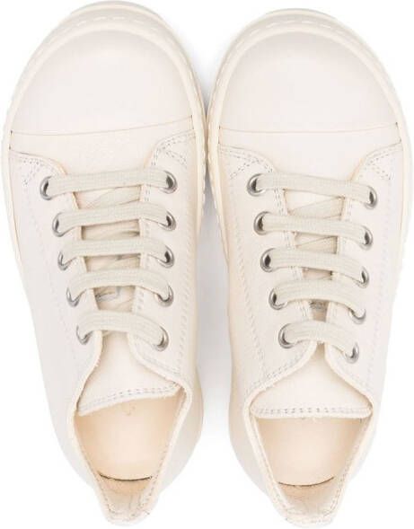 Rick Owens Kids lace-up low-top sneakers Neutrals