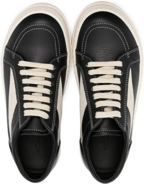 Rick Owens Kids Luxor leather sneakers Black