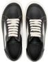 Rick Owens Kids two-tone lace-up sneakers Black - Thumbnail 3