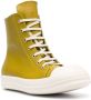 Rick Owens lace-up leather sneakers Green - Thumbnail 2