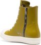 Rick Owens lace-up leather sneakers Green - Thumbnail 3