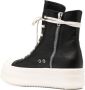 Rick Owens leather high-top sneakers Black - Thumbnail 3