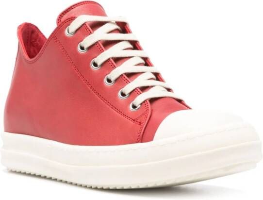 Rick Owens Lido mid-top sneakers Red