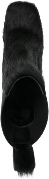 Rick Owens Lido Minimal Grill Beatle 130mm boots Black