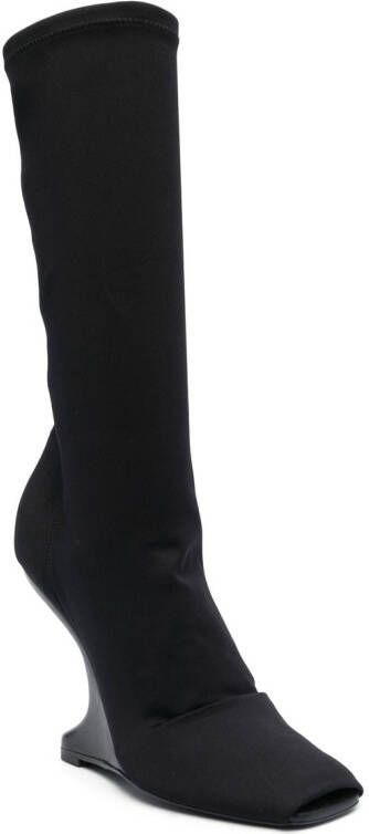 Rick Owens Lilies Cantilever 11 calf-length boots Black