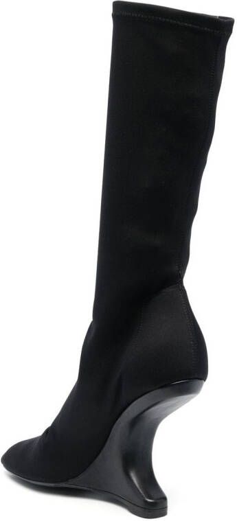 Rick Owens Lilies Cantilever 11 calf-length boots Black