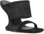 Rick Owens Lilies Luxor Cantilever 125mm wedge mules Black - Thumbnail 2