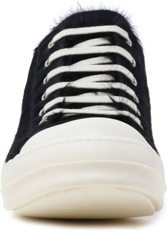 Rick Owens Low lace-up sneakers Black