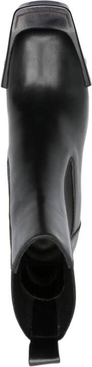 Rick Owens Luxor Grilled 120mm platform boots Black