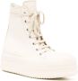 Rick Owens Mega Bumper leather sneakers White - Thumbnail 2