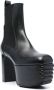 Rick Owens Minimal Grill 195mm leather platform boots Black - Thumbnail 2