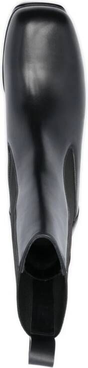 Rick Owens Minimal Grill 195mm leather platform boots Black