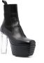 Rick Owens Minimal Grill Beatle 145mm ankle boots Black - Thumbnail 2