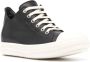 Rick Owens platform leather sneakers Black - Thumbnail 2