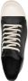 Rick Owens rubber-toecap leather sneakers Black - Thumbnail 4
