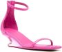 Rick Owens sculpted-heel leather sandals Pink - Thumbnail 2
