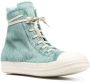 Rick Owens Strobe high-top lace-up sneakers Green - Thumbnail 2