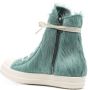 Rick Owens Strobe high-top lace-up sneakers Green - Thumbnail 3