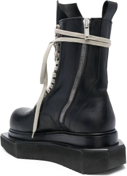 Rick Owens Turbo Cyclops 70mm lace-up boots Black