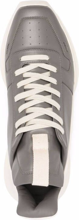 Rick Owens two-tone low-top sneakers Grey