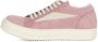 Rick Owens Vintage lace-up leather sneakers Pink - Thumbnail 4