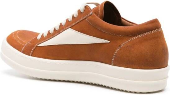 Rick Owens Vintage leather sneakers Orange